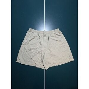 Vintage Patagonia Baggies Shorts Mens 2XL Beige Nylon Drawstrings Hiking Pockets
